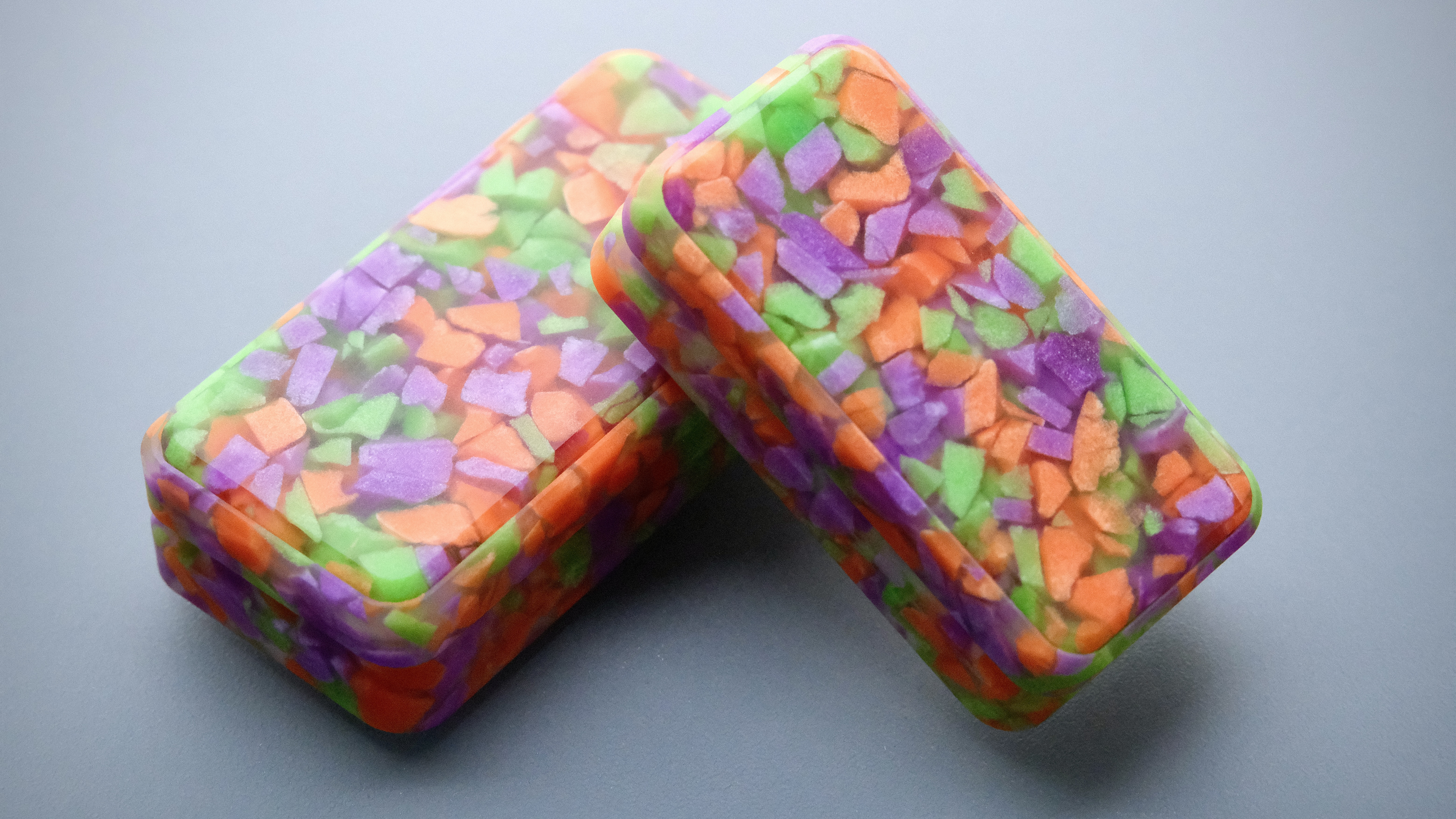 Confetti Dream Slider - Bright multicolor speckled fidget